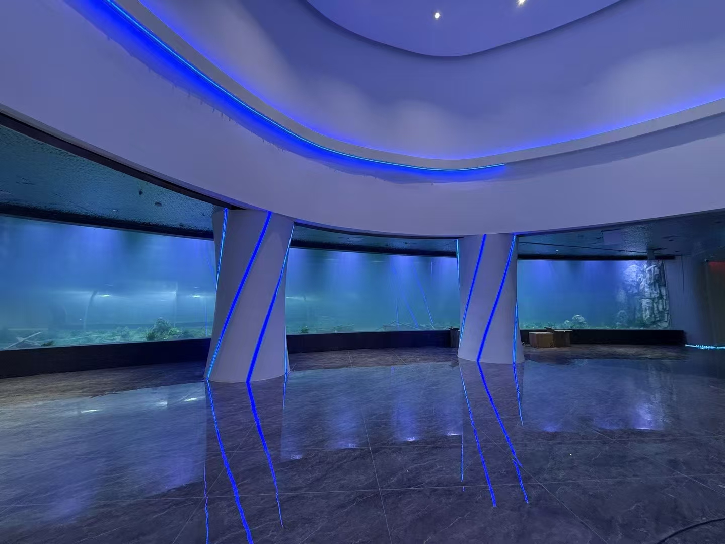 Кои се предностите на акрилниот лист во големите аквариумски прозорци?